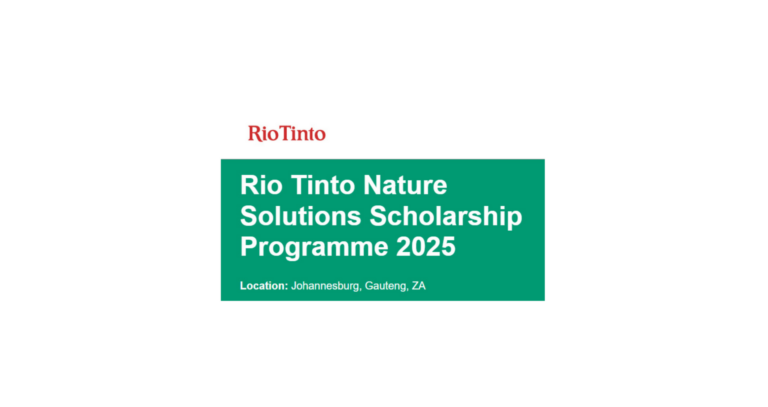 Apply for the Rio Tinto: Nature Solutions Scholarship Programme 2025